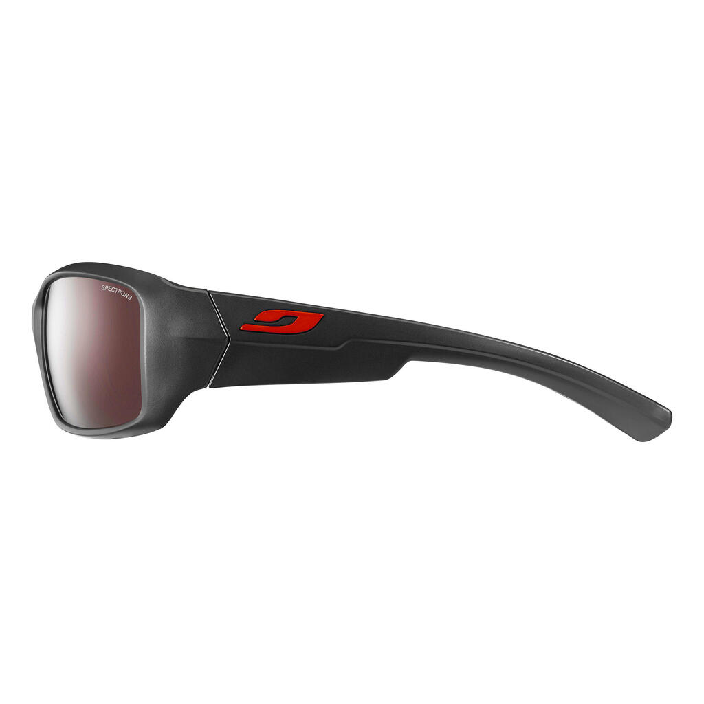 Sonnenbrille Damen/Herren Wandern - Julbo Whoops Kategorie 3 schwarz/rot